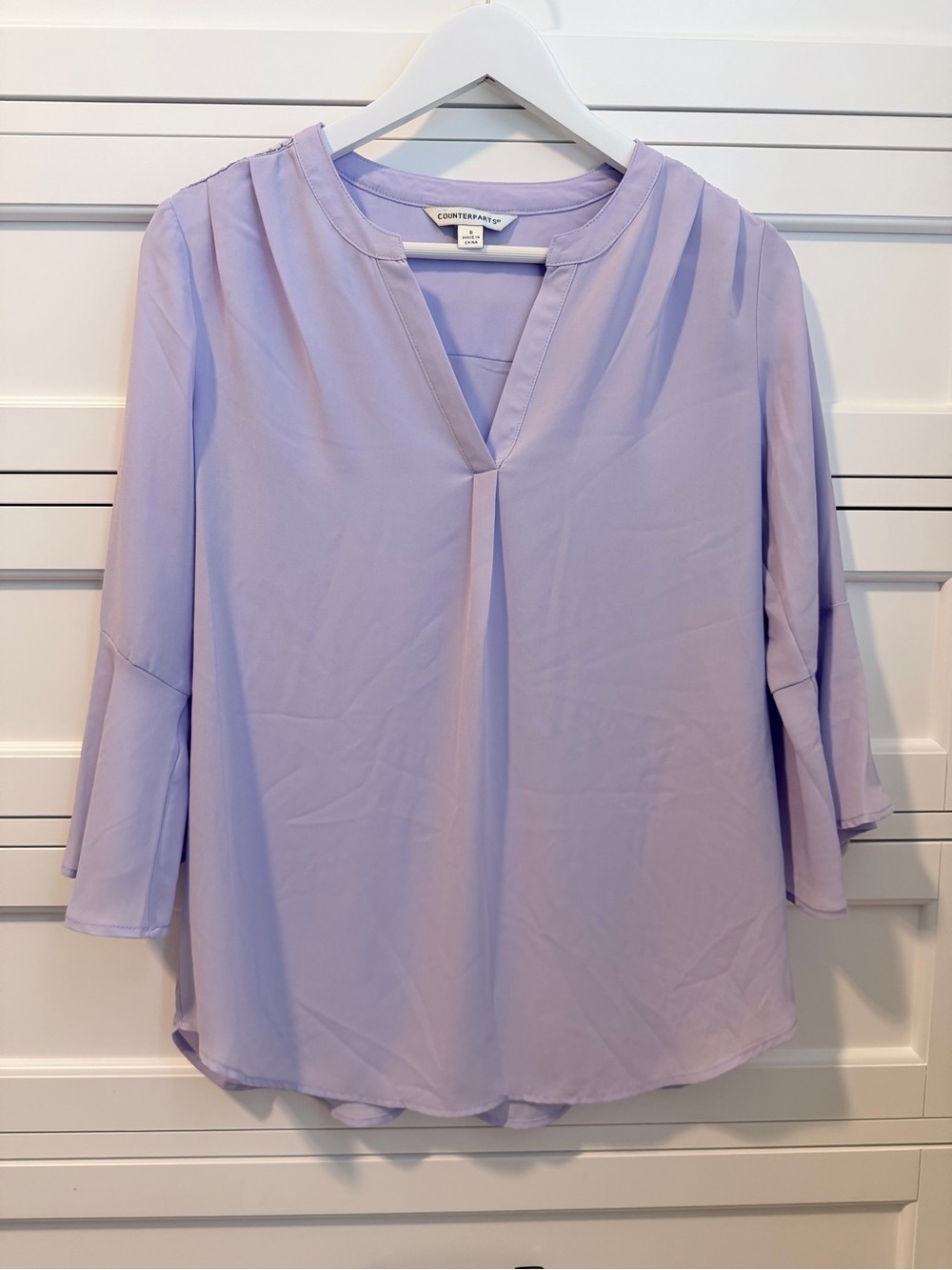 NWOT Counterparts Women’s Blouse - Lilac (S)